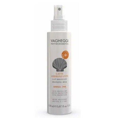 Αντηλιακό Αδιάβροχο Γαλάκτωμα Spray VAGHEGGI Bronzing Milk Spray SPF50+UVA 150ml